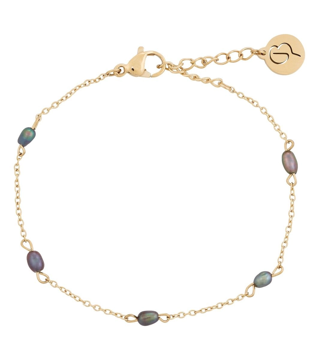 Perla Mini Bracelet Multi Teal Gold - Edblad - Snabb frakt & paketinslagning - Nordicspectra.se