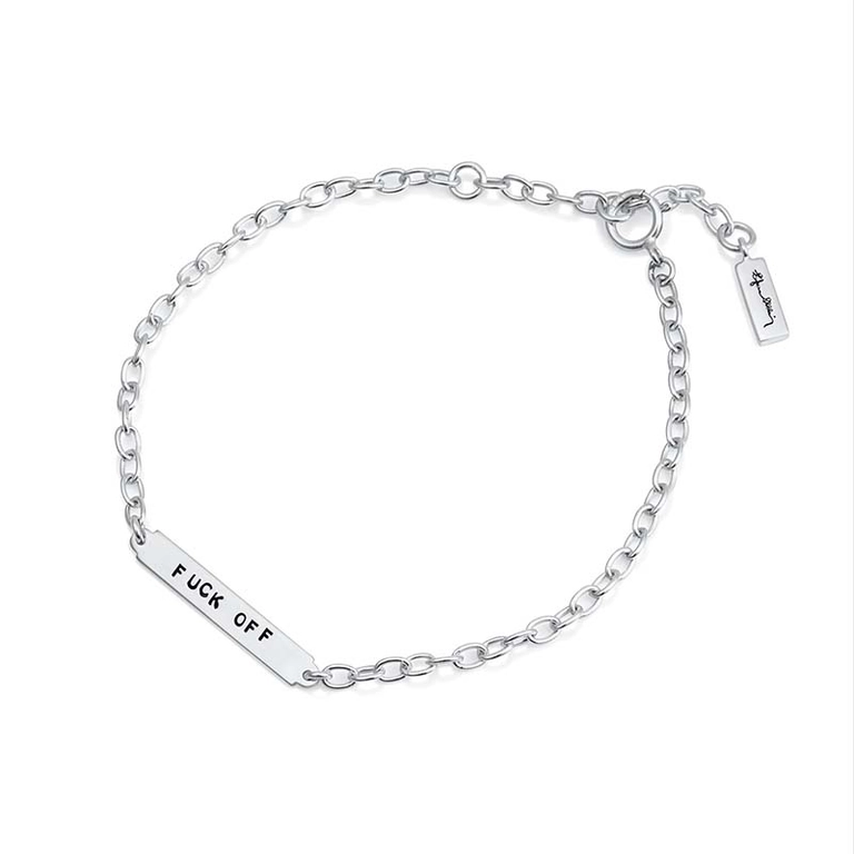 Power Plates Bracelet - Fuck Off - Efva Attling ringar - Snabb frakt & paketinslagning - Nordicspectra.se