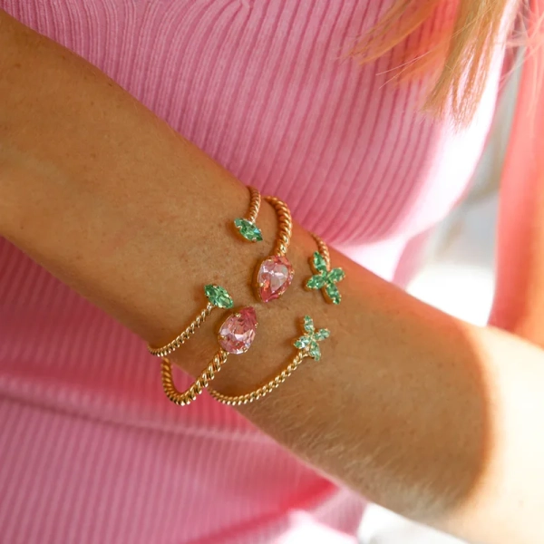 Petite Navette Bracelet Gold Peridot - Maria Black - Snabb frakt & paketinslagning - Nordic Spectra