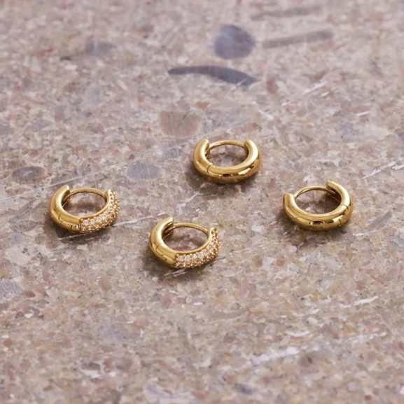 Luxe Hoops Mini Gold - Edblad - Snabba leveranser - Gratis paketinslagning
