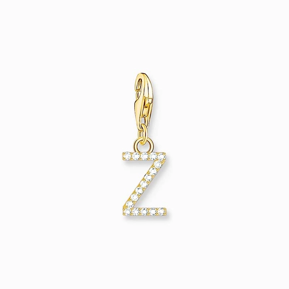 Buchstabe Z Gold Steinanhänger - Thomas Sabo - Nordic Spectra