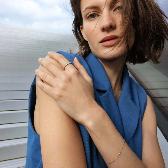 Georg Jensen Signature Diamonds 0.05 ct Bracelet - Georg Jensen - Suuri valikoima & ilmainen lahjapaketointi - Nordicspectra.fi