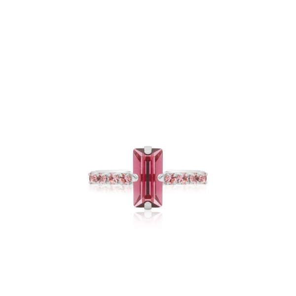 Lucy Ring Rhodium Rose / Light Rose - Caroline Svedbom - Nopea toimitus ja lahjapakkaus