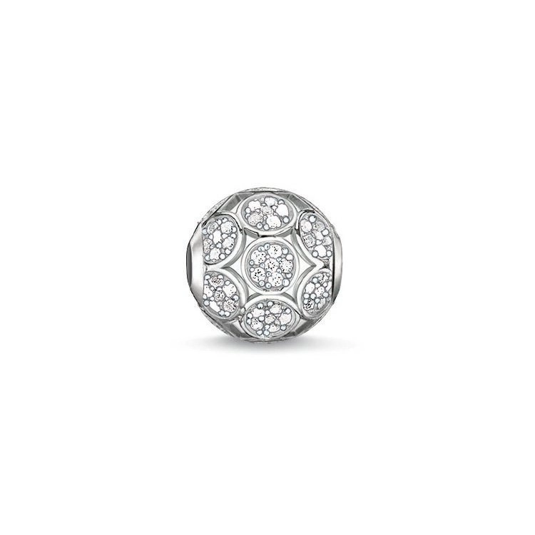 Karma Bead Gnistrande Cirklar Silver