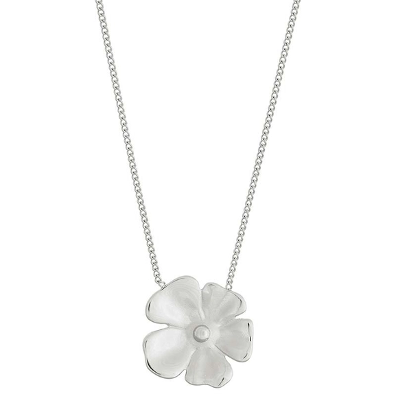 Floral Necklace L Steel - Edblad - Snabb frakt & paketinslagning - Nordicspectra.se