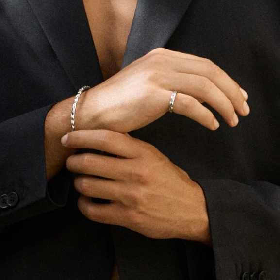 Billie Bangle Steel - Edblad - Snabb leverans - Gratis paketinslagning