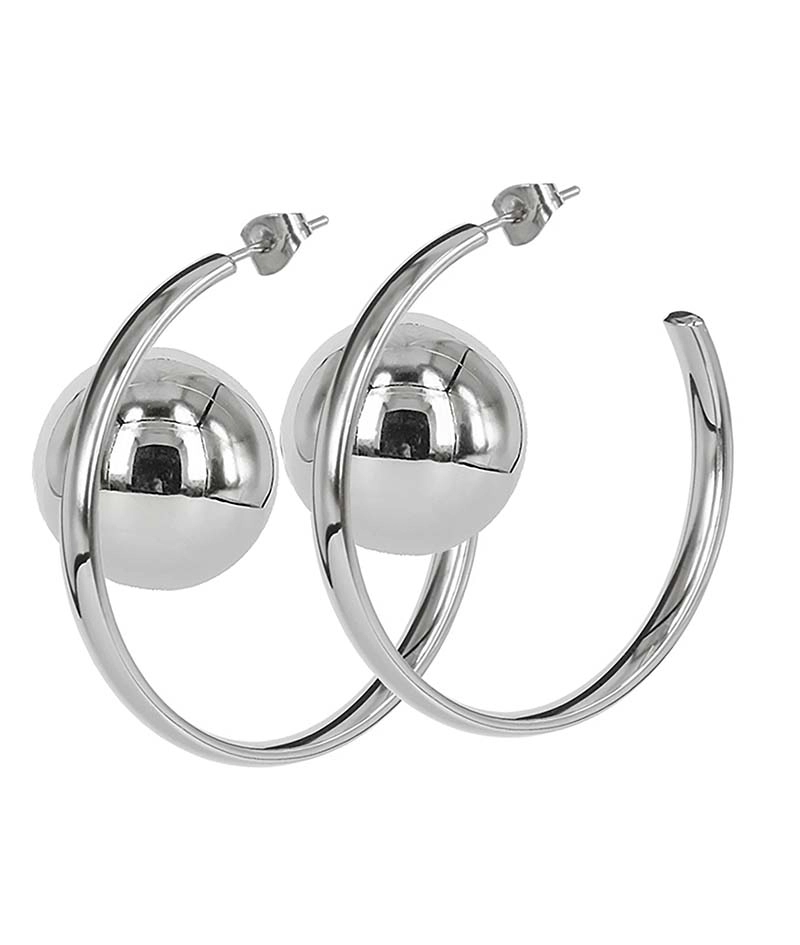 ESSIE Hoops Örhängen Stål - Astrid & Agnes - Snabb frakt & paketinslagning - Nordicspectra.se