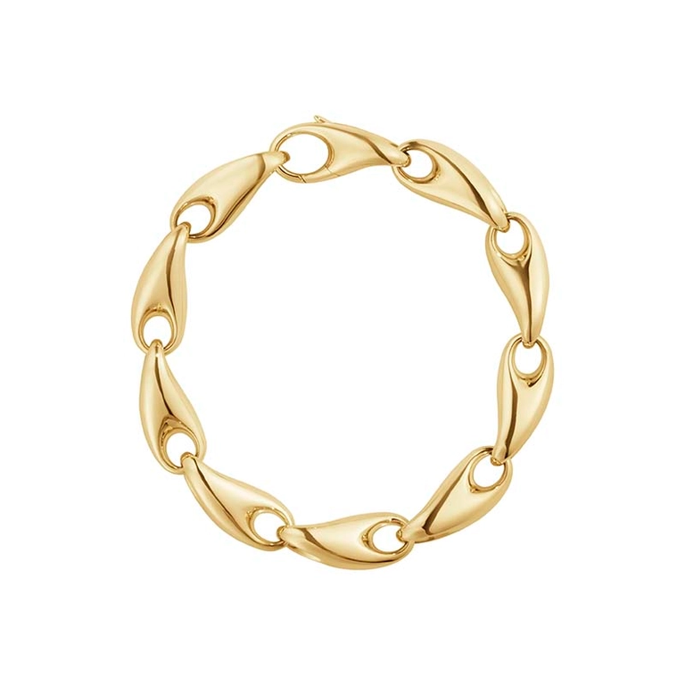 Reflect Stort Armband Guld - Georg Jensen örhängen - Snabb frakt & paketinslagning - Nordicspectra.se