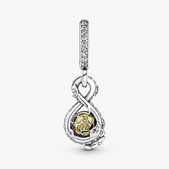 Disney Belle Unendlichkeit & Rosenblüte Anhänger von PANDORA, Schneller Versand - Nordicspectra.de