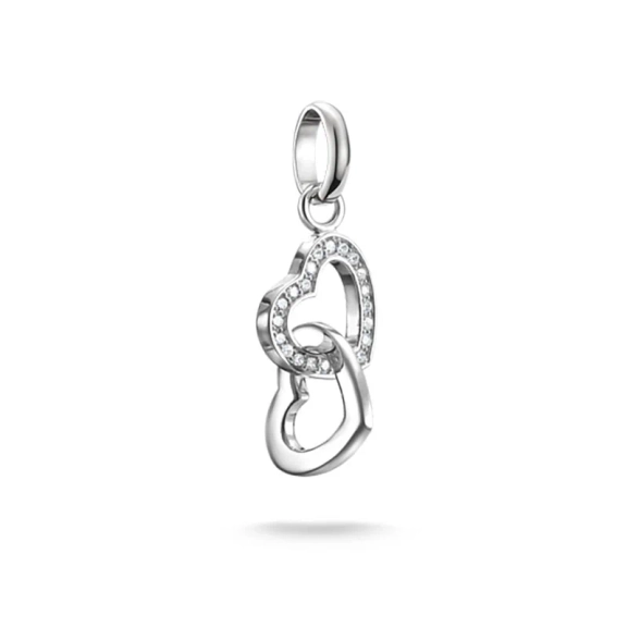 Charm-Anhänger verschlungene Herzen Connect Silber - Thomas Sabo - Nordic Spectra