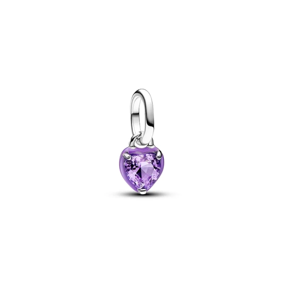 Pandora ME Violettes Chakra-Herz Mini-Charm-Anhänger - PANDORA - Nordic Spectra