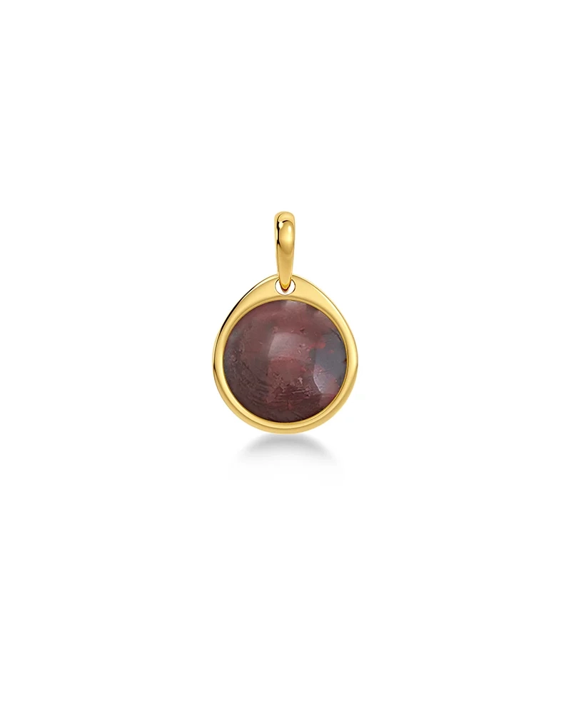 Edblad Birthstone Charm Gold halsband herr – bild 7