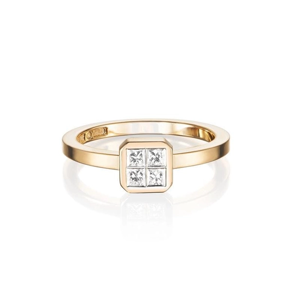 4 Love Ring 0.20 ct Gold - Efva Attling ringar - Snabb frakt & paketinslagning - Nordicspectra.se