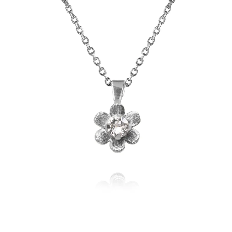 Caroline Svedbom - Juni Necklace Rhodium Crystal