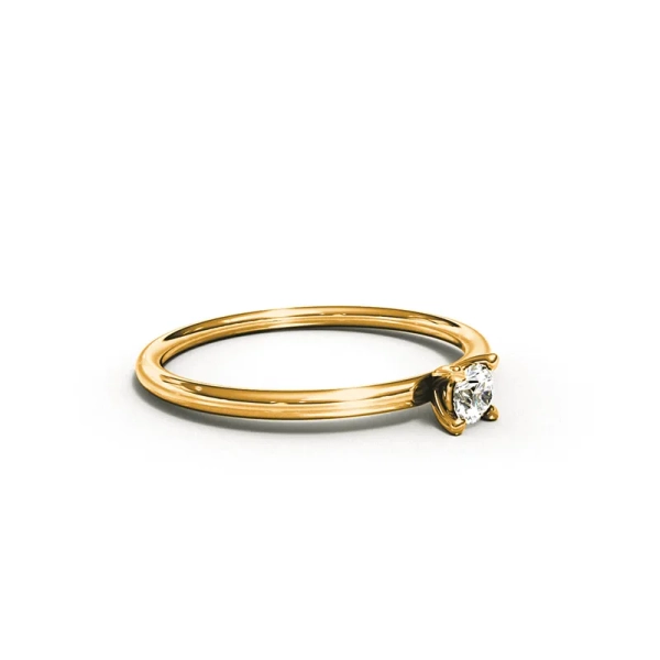 Aure 1D Guld - Vigsel- & förlovningsringar - Schalins - Fri storleksändring* - Nordic Spectra