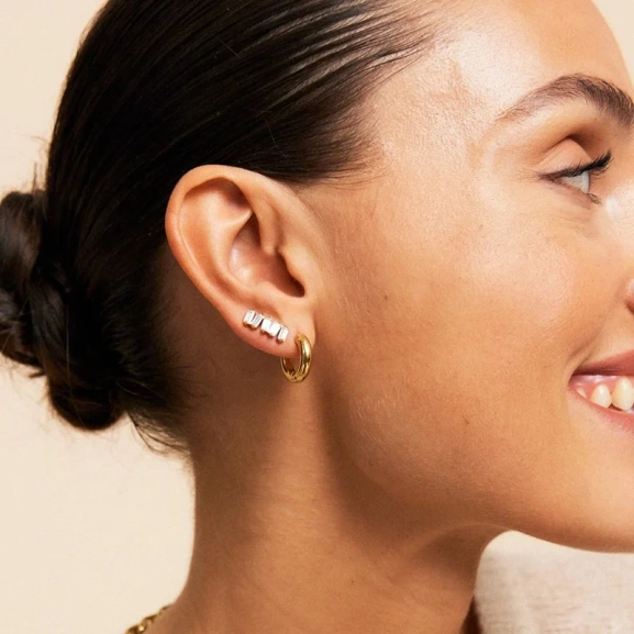 Chunky Hoops Gold - Edblad - Snabb frakt & paketinslagning - Nordic Spectra