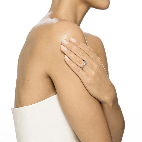 Twin Star Ring White Gold - Efva Attling ringar - Snabb frakt & paketinslagning - Nordicspectra.se
