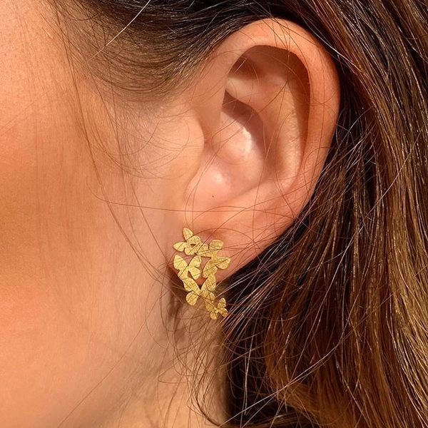 Butterfly Flock Ear Gold -CU Jewellery - Snabb frakt & paketinslagning - Nordicspectra.se
