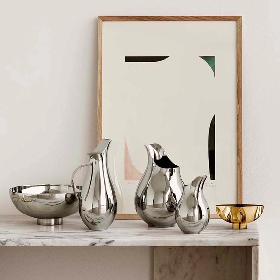 Ilse Skål Stål Stor - Georg Jensen Living - Snabb frakt & paketinslagning - Nordicspectra.se