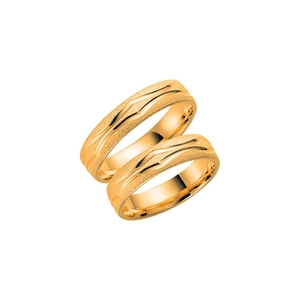 281-5 Gold - Wedding & engagement rings - Schalins - Scandinavian design - Nordic Spectra