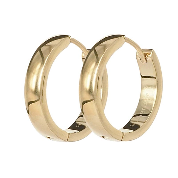 KLARA Örhängen 20 mm Guld - Astrid & Agnes - Snabb frakt & paketinslagning - Nordicspectra.se