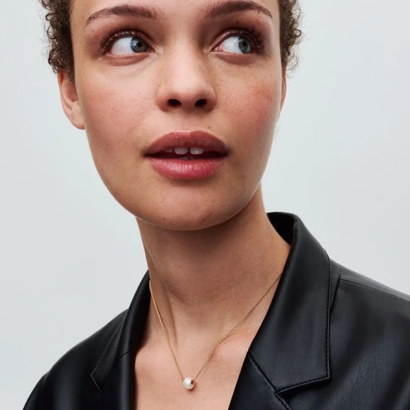 Behandelte Süßwasserzuchtperle Collier-Halskette - PANDORA - Nordic Spectra