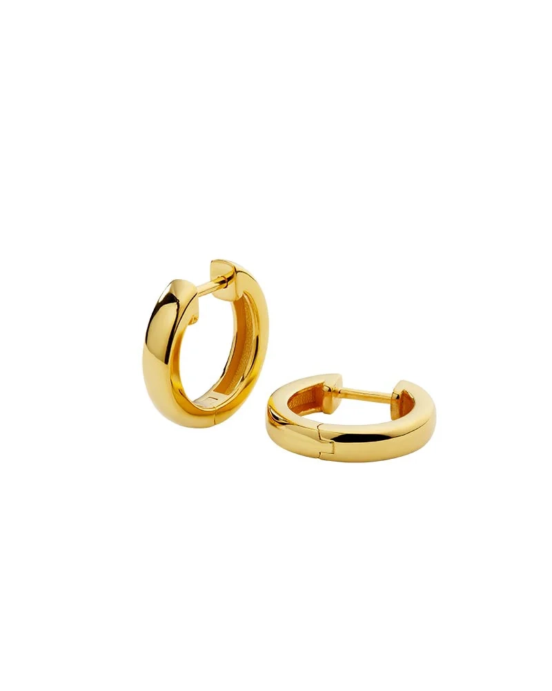 Syster P:n Cavelle Big Plain Hoops Gold -korvakorut