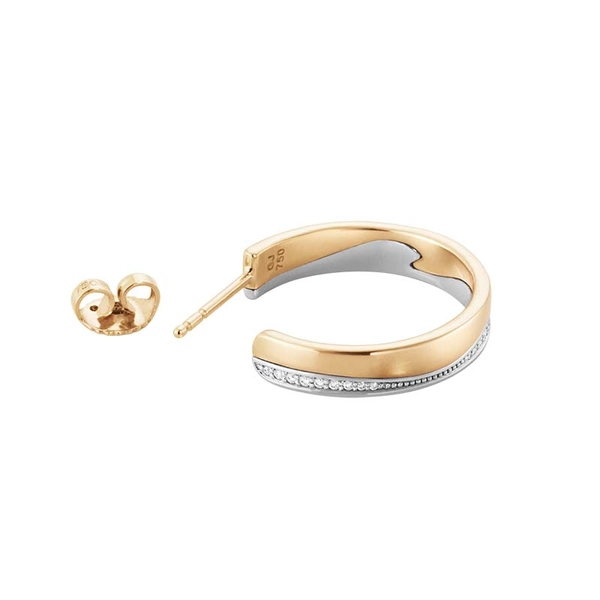 Fusion Hoops Pavé Diamant Groß 0.21 ct von Georg Jensen, Schneller Versand - Nordicspectra.de
