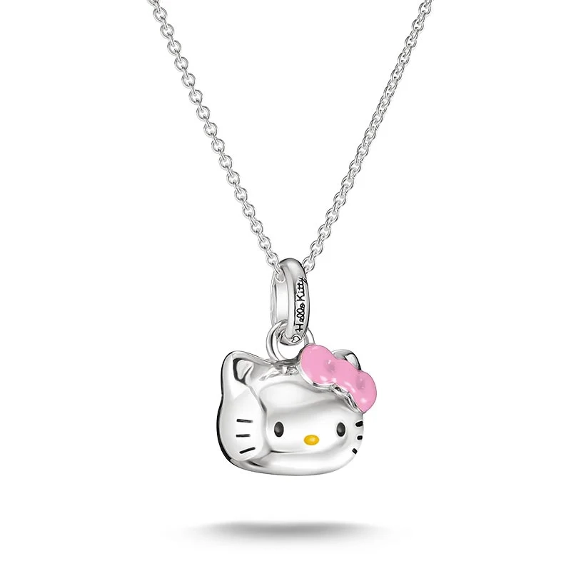Thomas Sabo - Hello Kitty Rosa Rosett Halsband