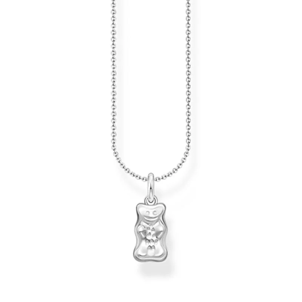 THOMAS SABO x HARIBO halsband i återvunnet silver med HARIBO Goldbears-hänge