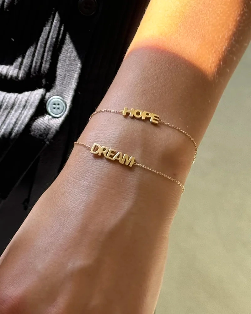 Hope Bracelet Gold - Edblad - Snabb leverans - Gratis paketinslagning