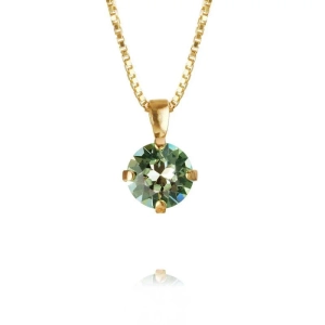 Classic Petite Necklace Gold Chrysolite - Caroline Svedbom - Nopea toimitus ja lahjapakkaus