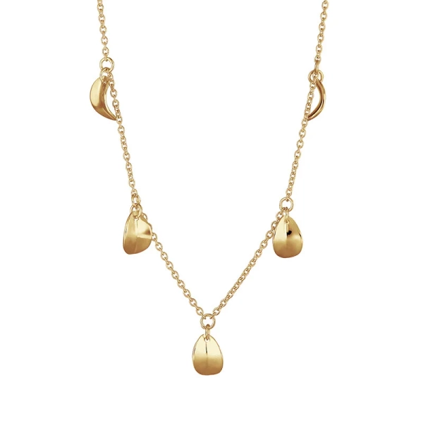 Botanica Drop Full Necklace Gold - Drakenberg/Sjölin Halsband- Snabb leverans & paketinslagning - Nordic Spectra