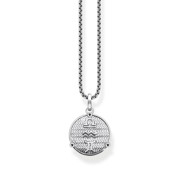 Kette Elements of Nature Schwarz Silber von Thomas Sabo, Schneller Versand - Nordicspectra.de