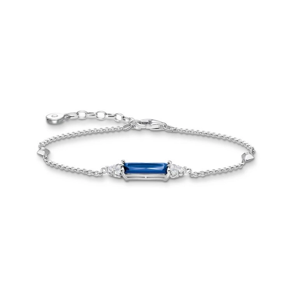 Armband med Blå Sten - Thomas Sabo berlock - Snabb frakt & paketinslagning - Nordicspectra.se