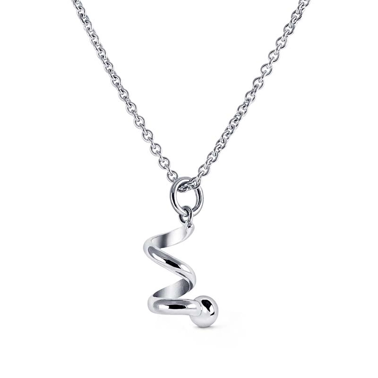 Spin On Halsband Litet Vitguld - Snabb frakt & fri paketinslagning - Nordicspectra.se