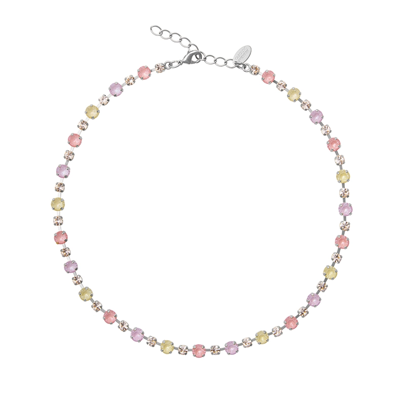 Caroline Svedbom - Calanthe Necklace Rhodium Dreamscape Combo