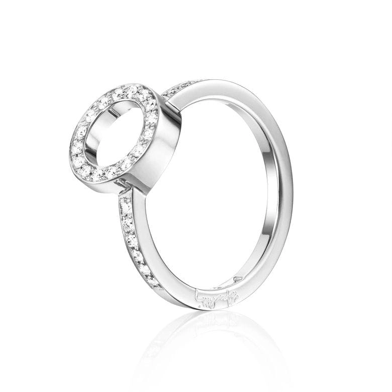 Efva Attling - Circle Of Love Ring I White Gold