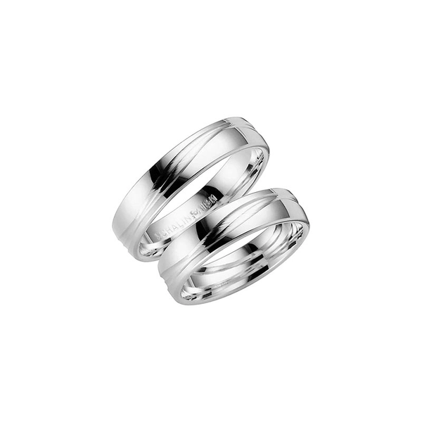 Verdi 5 Palladium - Wedding & engagement rings - Schalins - Scandinavian design - Nordic Spectra