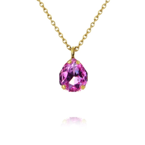 Mini Carlotta Necklace Gold Light Rose - Caroline Svedbom - Nopea toimitus ja lahjapakkaus