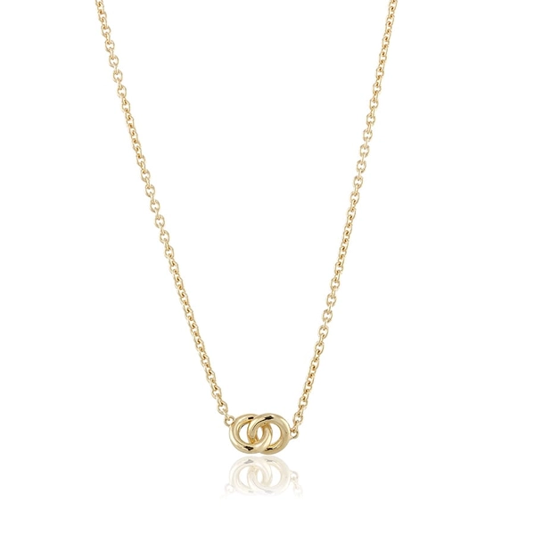 The Knot Mini Halsband Guld - Carolina Gynning Halsband - Snabb frakt & paketinslagning - Nordicspectra.se