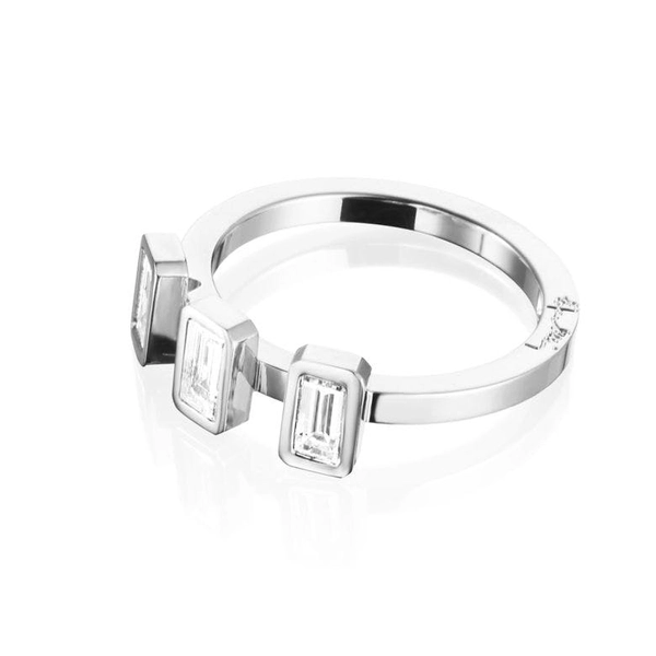 Baguette Wedding Ring 0.60 ct White Gold - Efva Attling ringar - Snabb frakt & paketinslagning - Nordicspectra.se