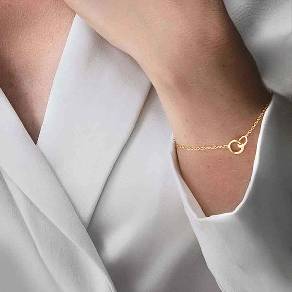 Les Amis Drop Bracelet Gold - Drakenberg/Sjölin - Suuri valikoima & ilmainen lahjapaketointi - Nordicspectra.fi