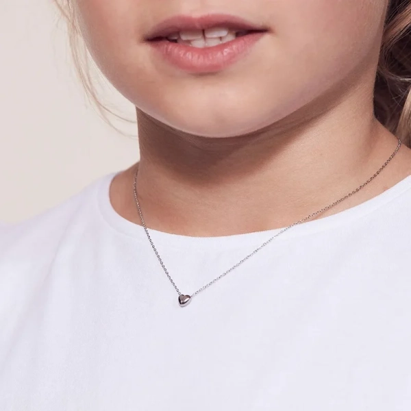 Barley Necklace Kids Steel - Edblad - Snabb leverans - Gratis paketinslagning