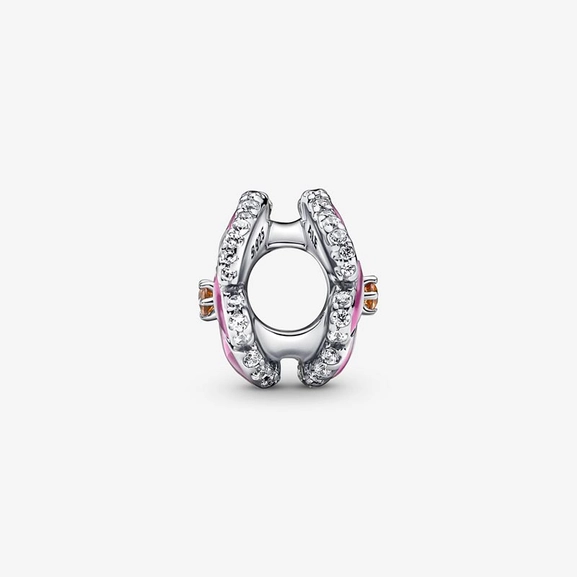 Pink Sparkle Flower Berlock - PANDORA - Snabb frakt & paketinslagning - Nordicspectra.se