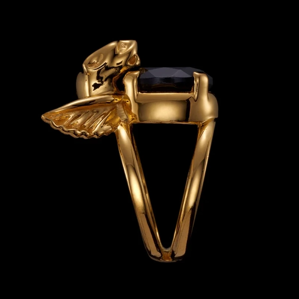 Gargoyle Ring Black Spinel Gold - Maria Nilsdotter - 1-2 dagars leverans - Nordic Spectra