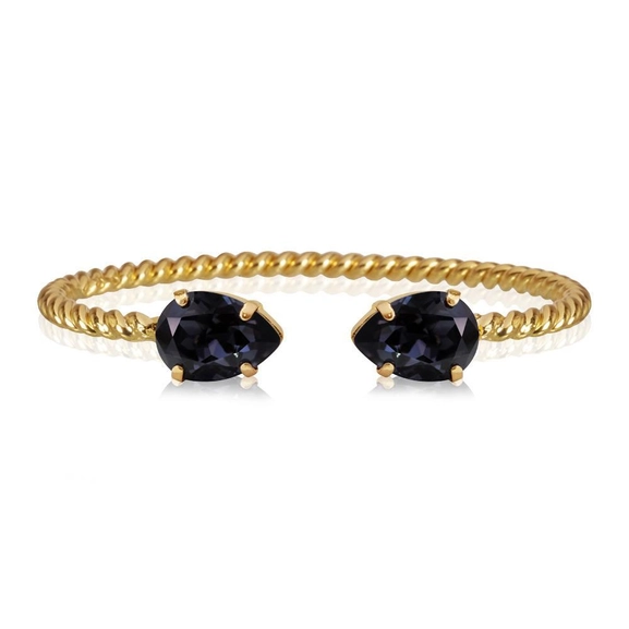 Mini Drop Bracelet Gold Graphite - Caroline Svedbom - Snabb frakt & paketinslagning - Nordicspectra.se