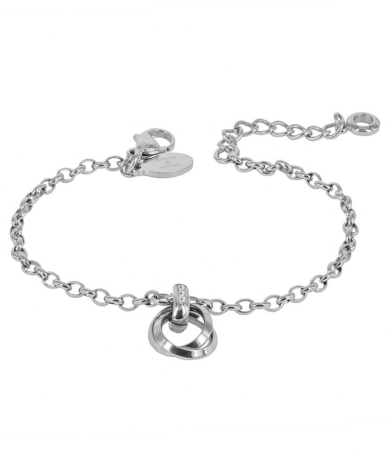 CAROLIN Mini Armband Stål - Astrid & Agnes - Snabb frakt & paketinslagning - Nordicspectra.se