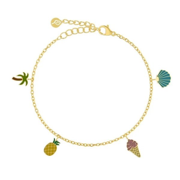 Laguna Bracelet Multi Kids Gold - Edblad - Snabb frakt & paketinslagning - Nordic Spectra