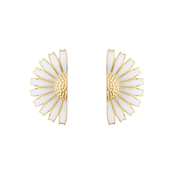 Daisy Half Flower Earrrings - Georg Jensen - designkorut nopeilla ja turvallisilla toimituksilla - Nordic Spectra